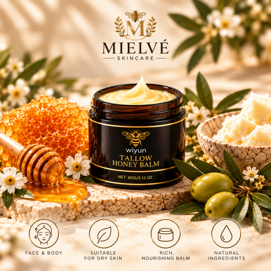 MIELVÉ skincare tallow honey balm