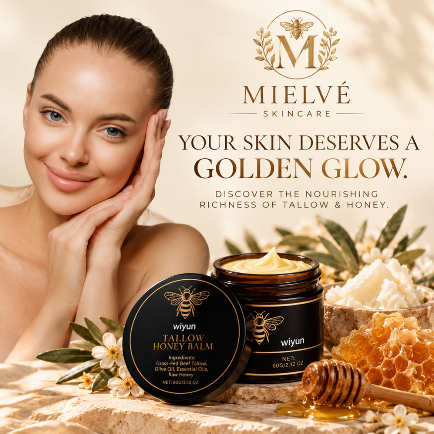 MIELVÉ skincare tallow honey balm