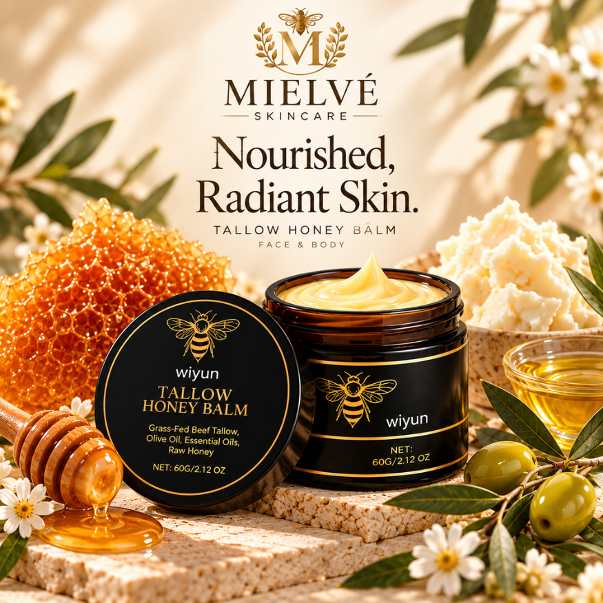 MIELVÉ skincare tallow honey balm