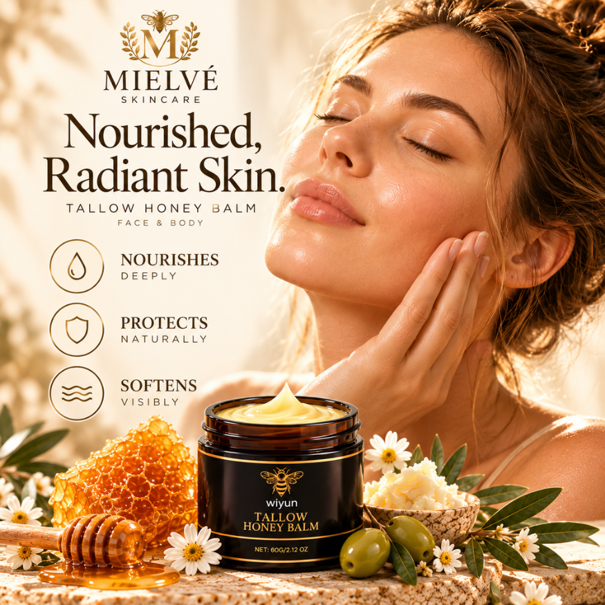 MIELVÉ skincare tallow honey balm