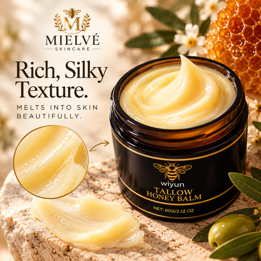 MIELVÉ skincare tallow honey balm